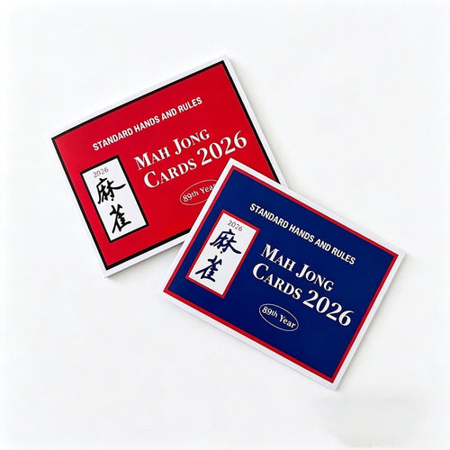 2026 Standard Hands & Rules Mah Jong Cards (Set of 4)
