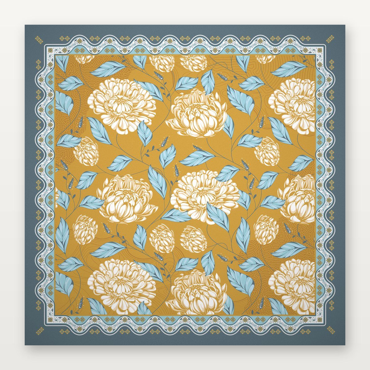 Warm Yellow & Energy | Mahjong Mat