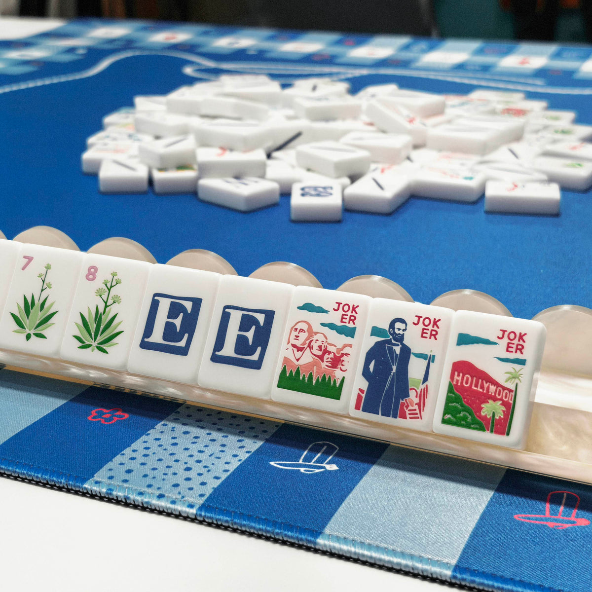 American Road Trip mahjong tile set — detail 2