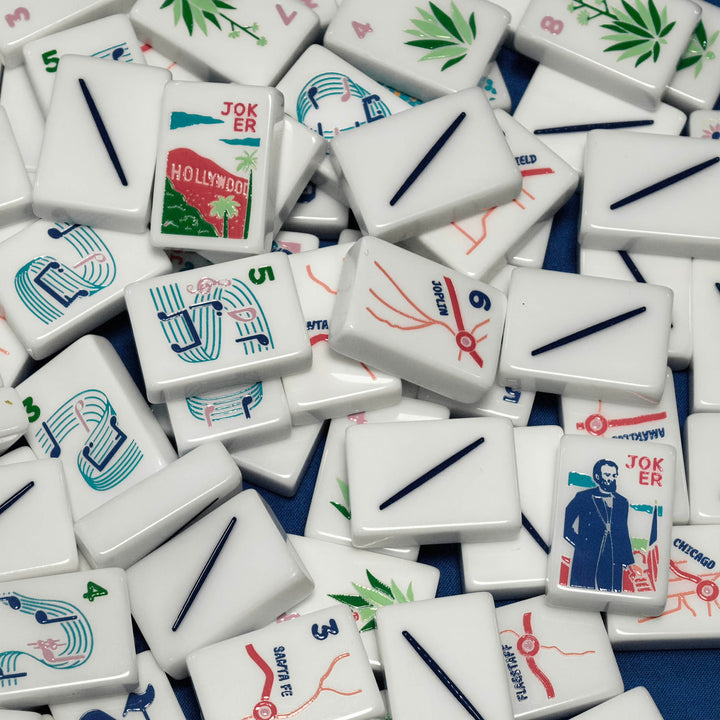 American Road Trip | American Mahjong Tiles Set