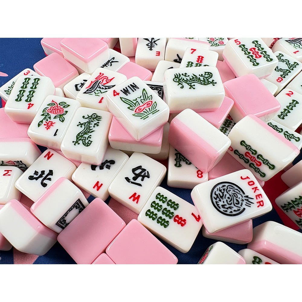 Blush Petal Melamine | American Mahjong Tiles Set