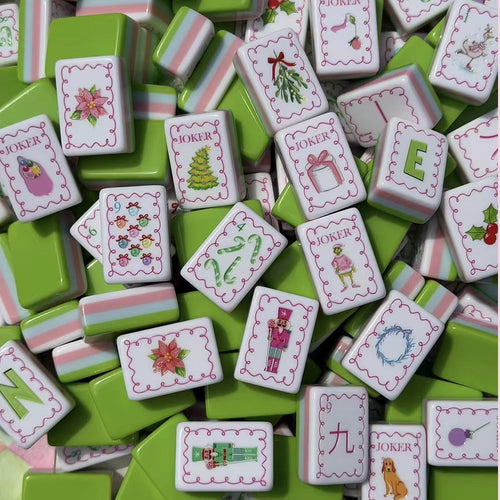 Christmas Grinch | American Mahjong Tiles Set