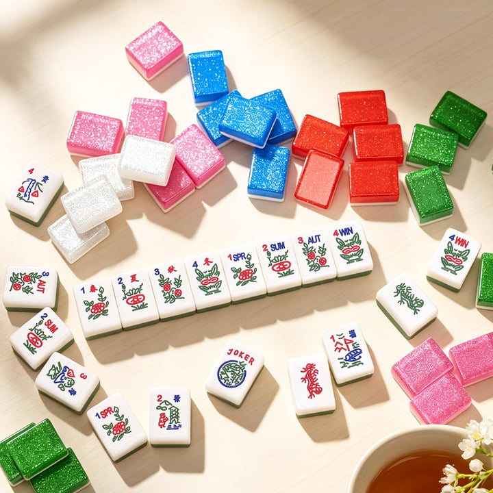 Crystal Shimmer | American Mahjong Tiles Set