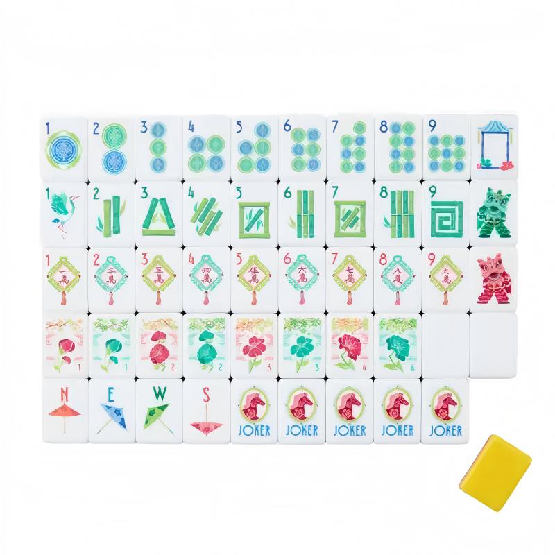 Sunny Lotus | American Mahjong Tiles Set — gallery image 2