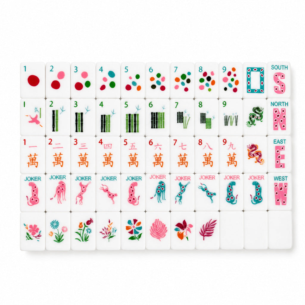Leopard Bloom | American Mahjong Tiles Set — gallery image 2