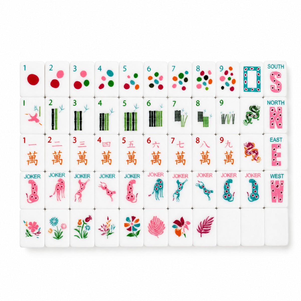 Leopard Bloom | American Mahjong Tiles Set — gallery image 2