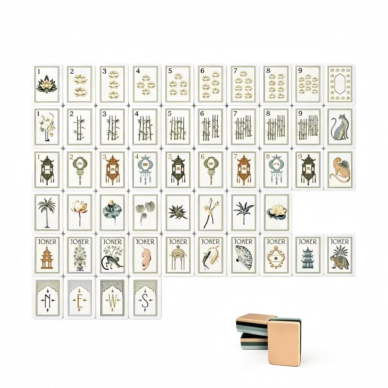 Lotus Lantern | American Mahjong Tiles Set — gallery image 2
