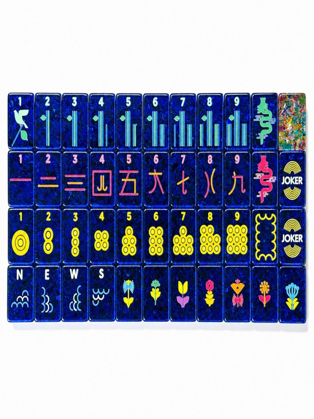 Confetti Sapphire锟斤拷American Mahjong Tiles Set — gallery image 4