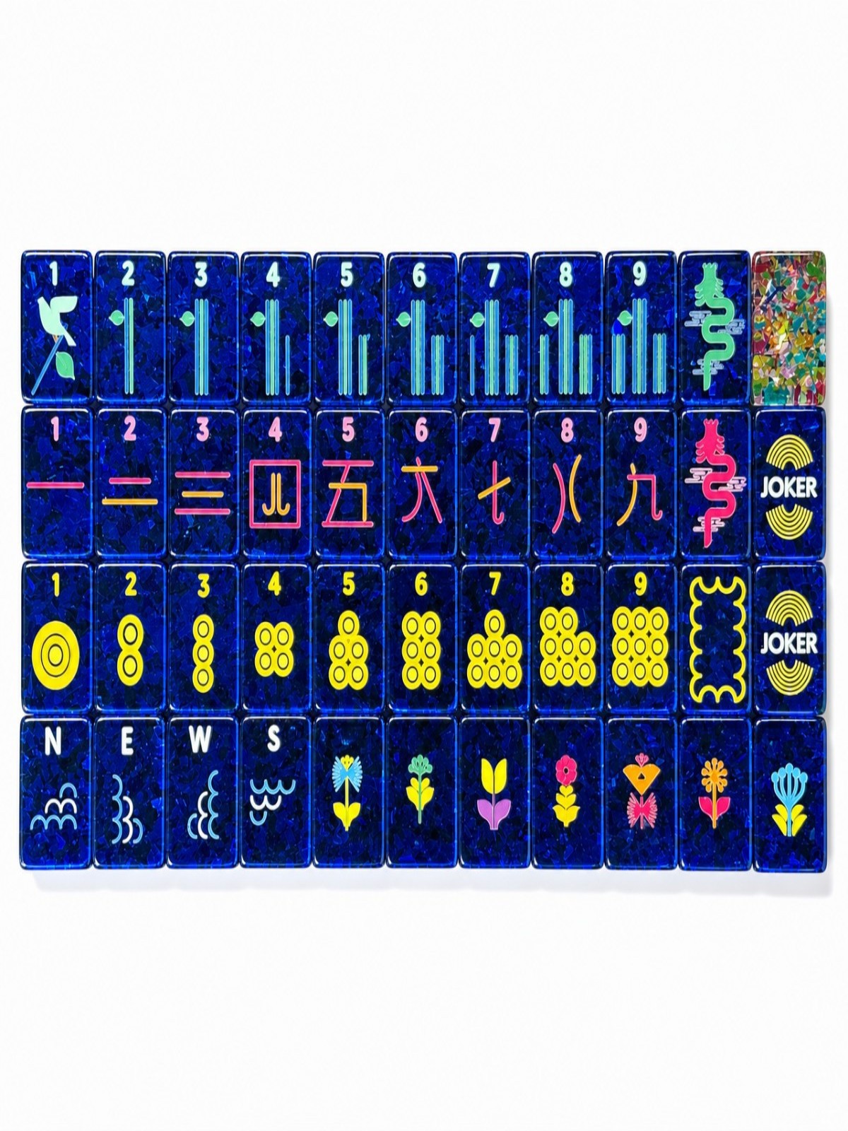Confetti Sapphire锟斤拷American Mahjong Tiles Set — gallery image 4