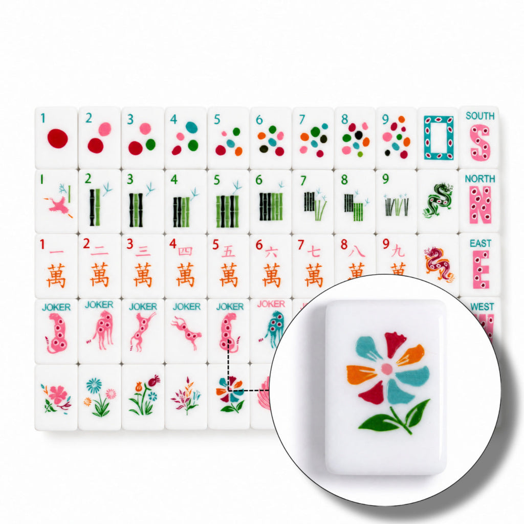 Leopard Bloom | American Mahjong Tiles Set — gallery image 3