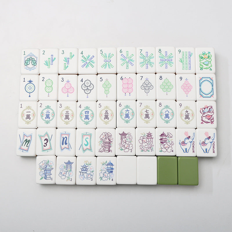 Pagoda Garden | American Mahjong Tiles Set — gallery image 2