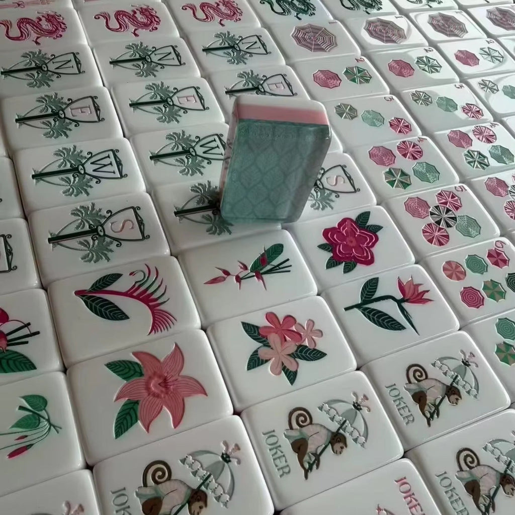Tropical Floral | American Mahjong Tiles Set — gallery image 4