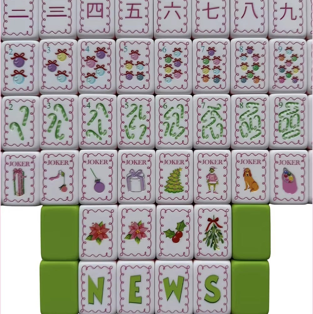 Christmas Grinch | American Mahjong Tiles Set — gallery image 3