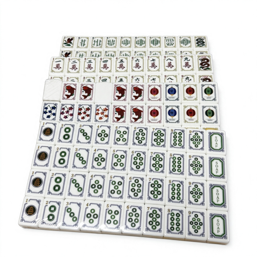 Golden Pagoda Crane| American Mahjong Tiles Set — gallery image 7
