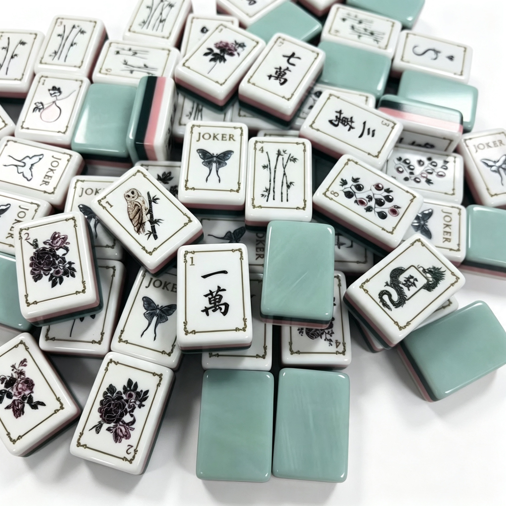 Vintage Botanical | American Mahjong Tiles Set — gallery image 2