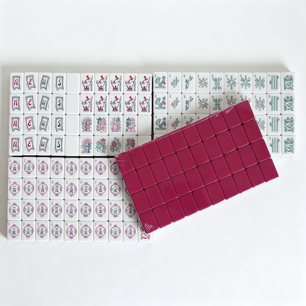 Magenta Blossom | American Mahjong Tiles Set — gallery image 2