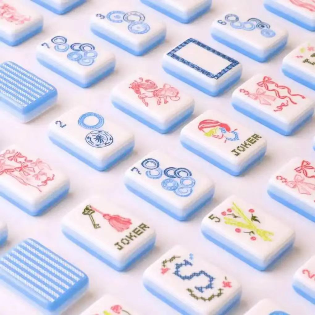 Navy Stripe | American Mahjong Tiles Set — gallery image 3