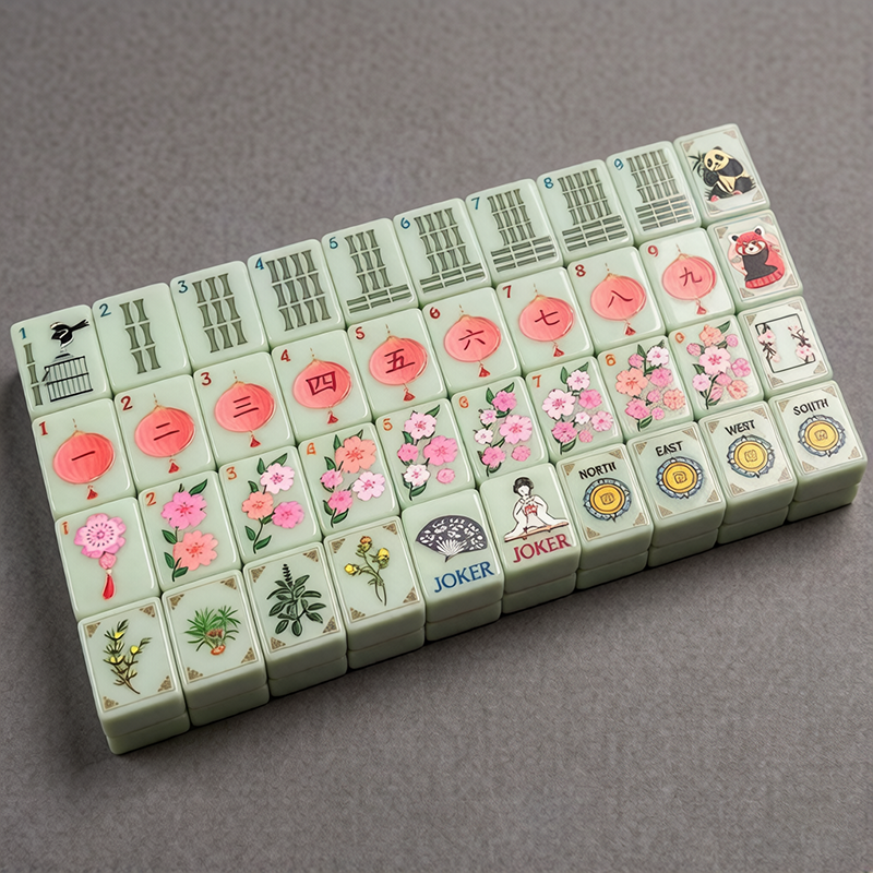 Sakura House | American Mahjong Tiles Set — gallery image 3
