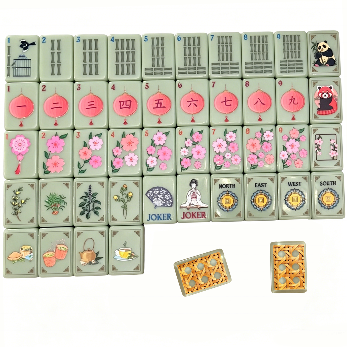 Sakura House | American Mahjong Tiles Set — gallery image 2