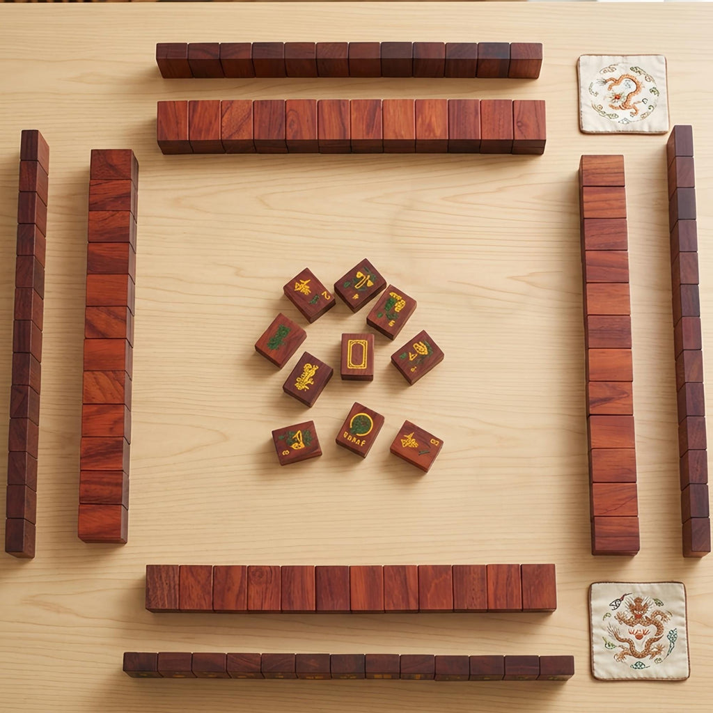 Solid Wood | American Mahjong Tiles Set — gallery image 3