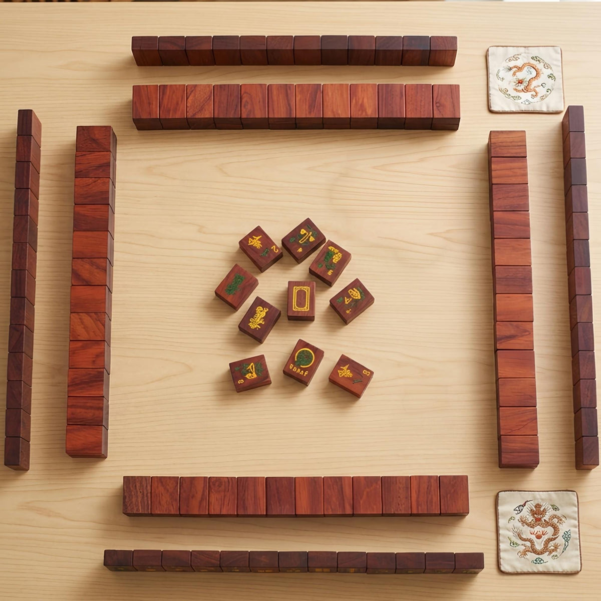 Solid Wood | American Mahjong Tiles Set — gallery image 3