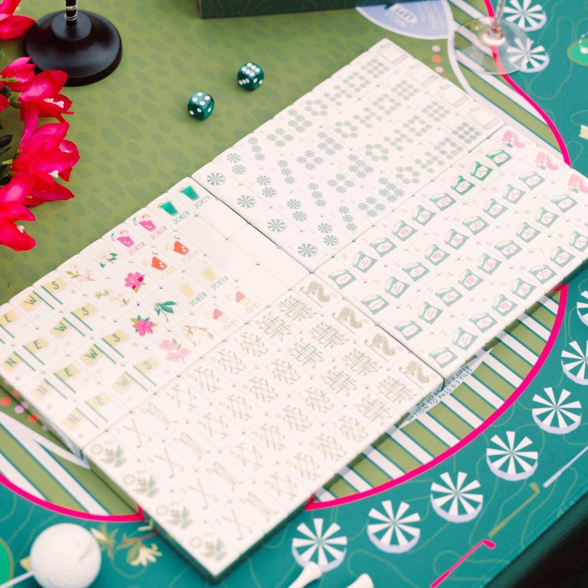 Fairways Flowers | American Mahjong Tiles Set — gallery image 2