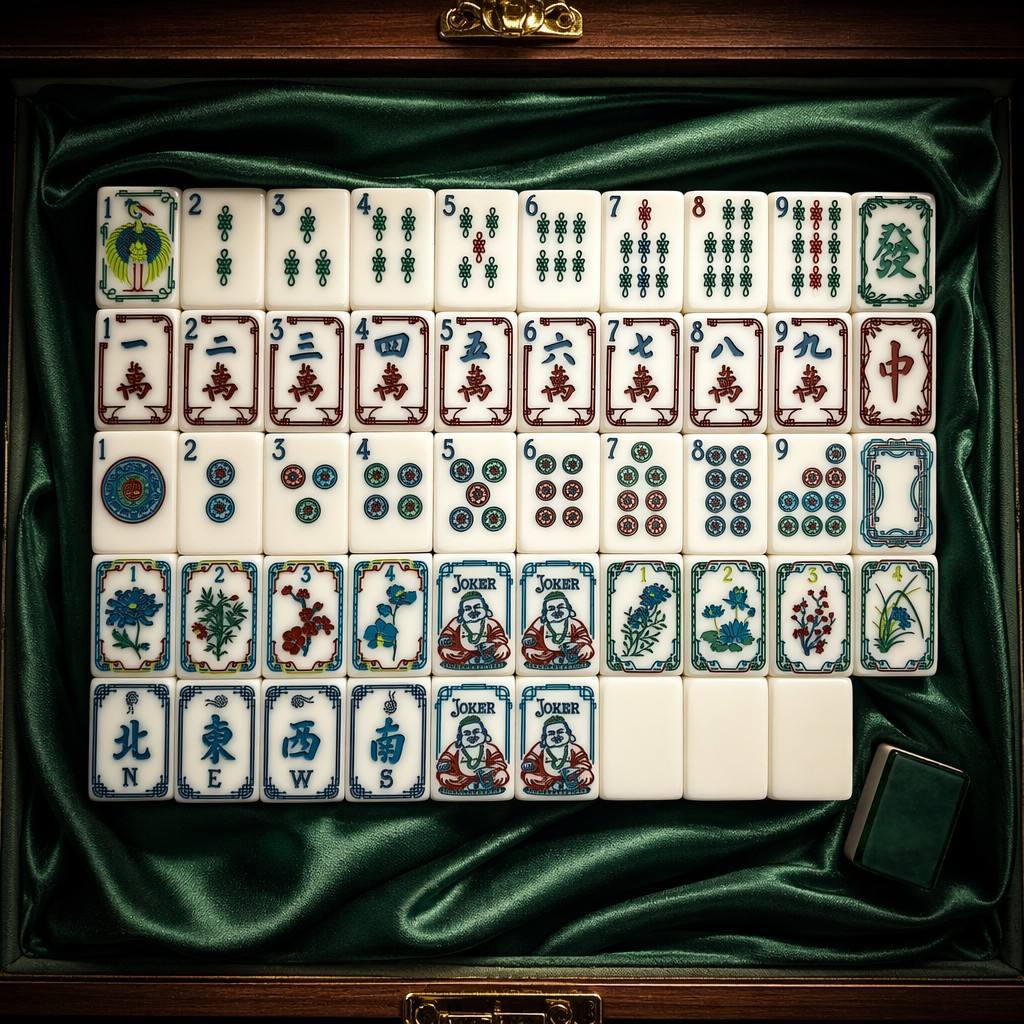 Jade Buddha | American Mahjong Tiles Set — gallery image 2