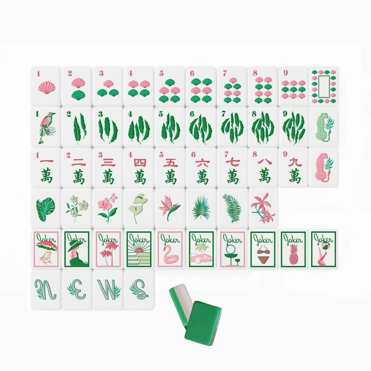 Tropical Flamingo | American Mahjong Tiles Set — gallery image 2