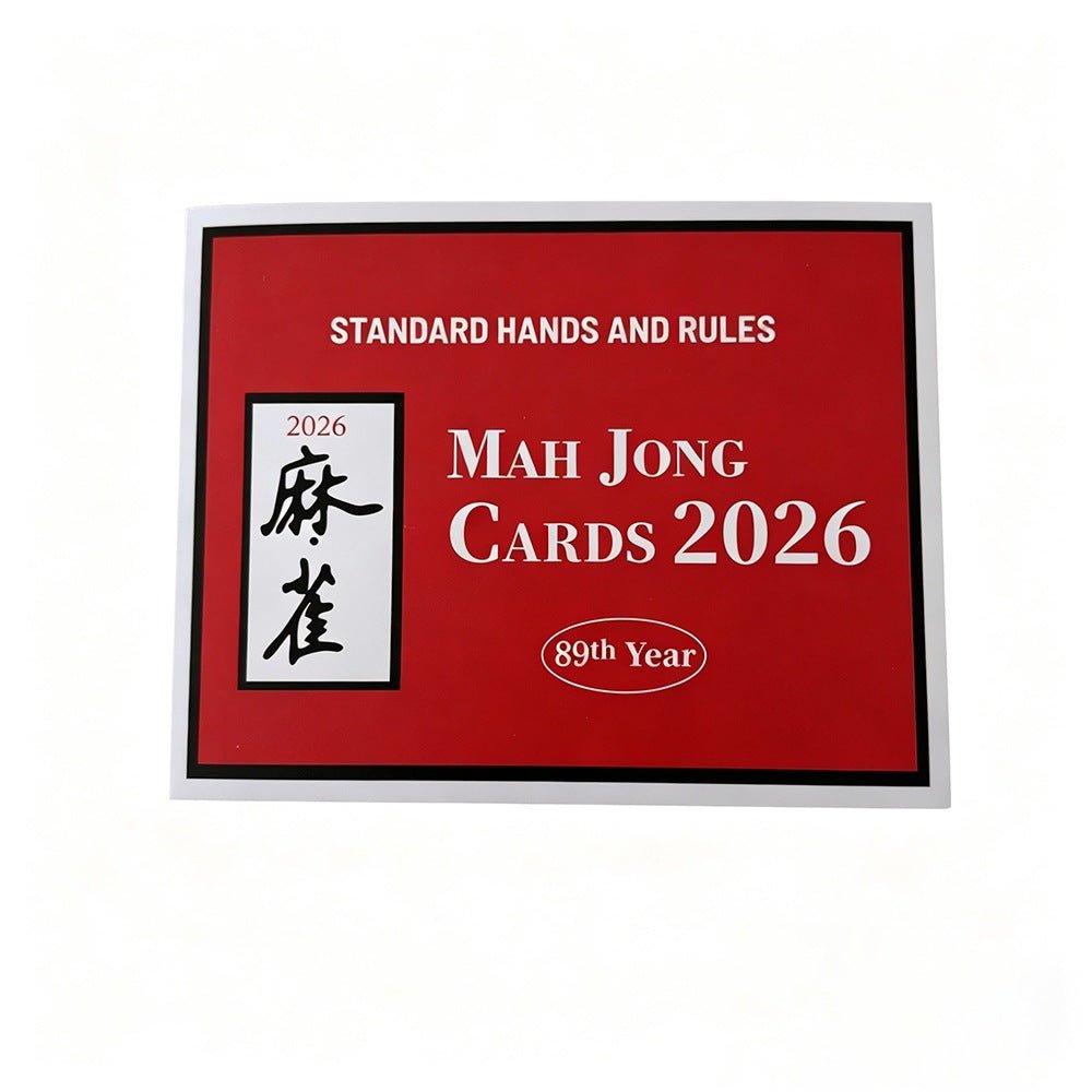 2026 Standard Hands & Rules Mah Jong Cards (Set of 4) — alternate image 1
