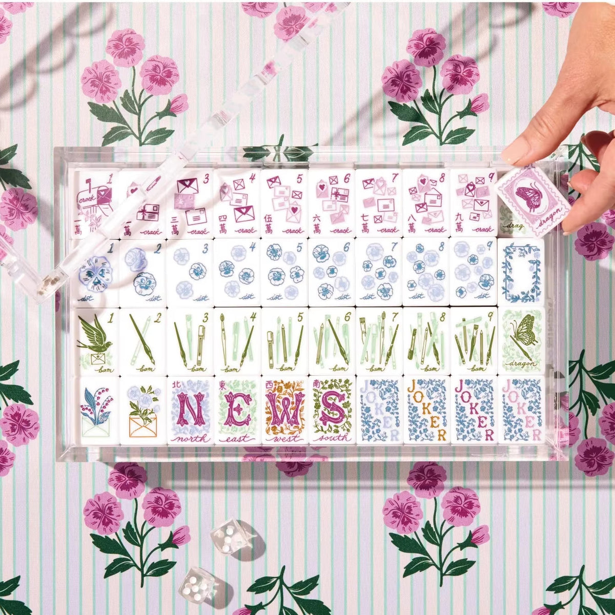 Postal Petal | American Mahjong Tiles Set — gallery image 3