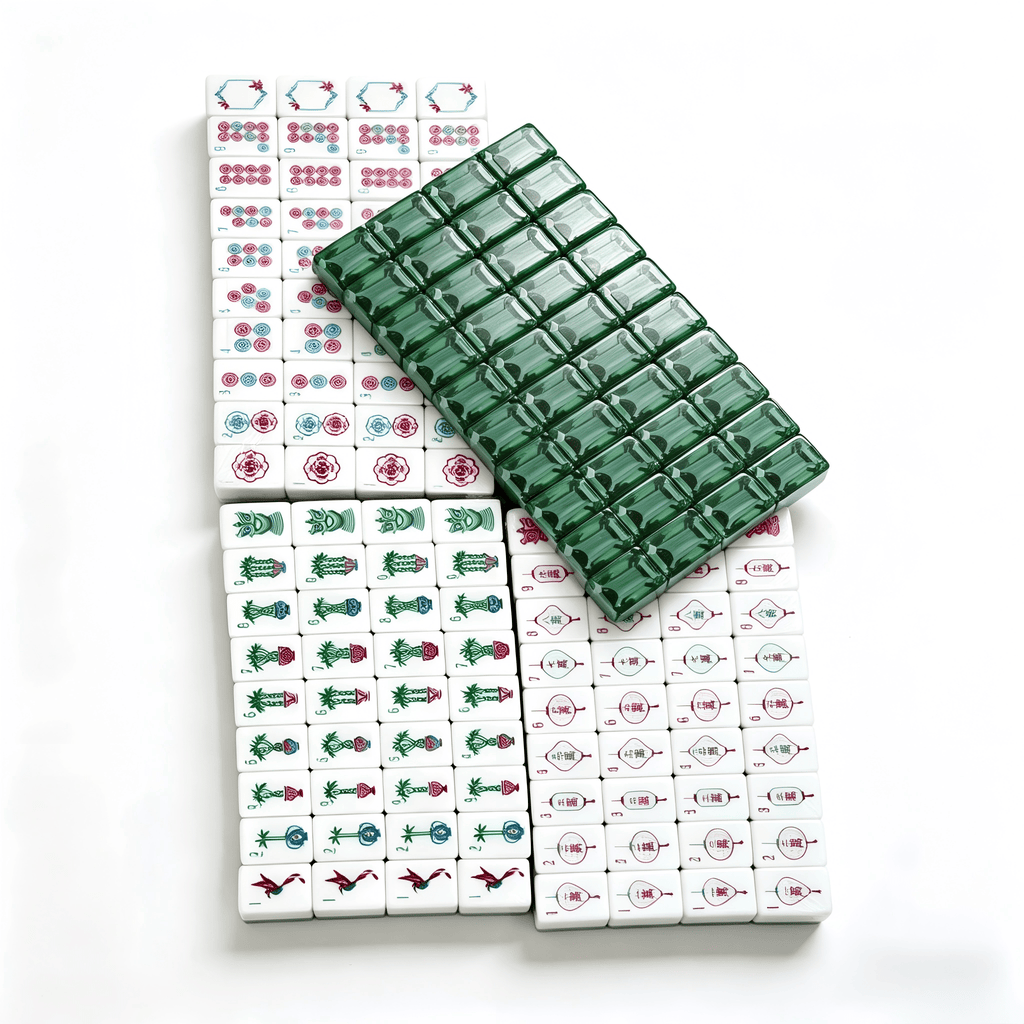 Emerald Glow | American Mahjong Tiles Set — gallery image 2