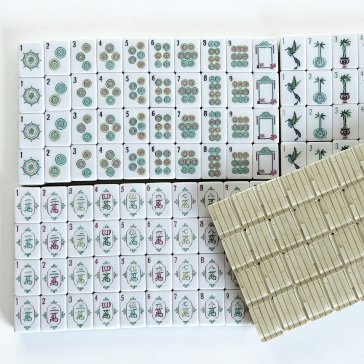 Ivory Bamboo | American Mahjong Tiles Set — gallery image 2