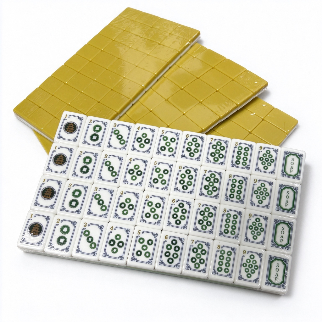 Golden Pagoda Crane| American Mahjong Tiles Set — gallery image 5