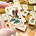 Golden Pagoda Crane | American Mahjong Tiles Set