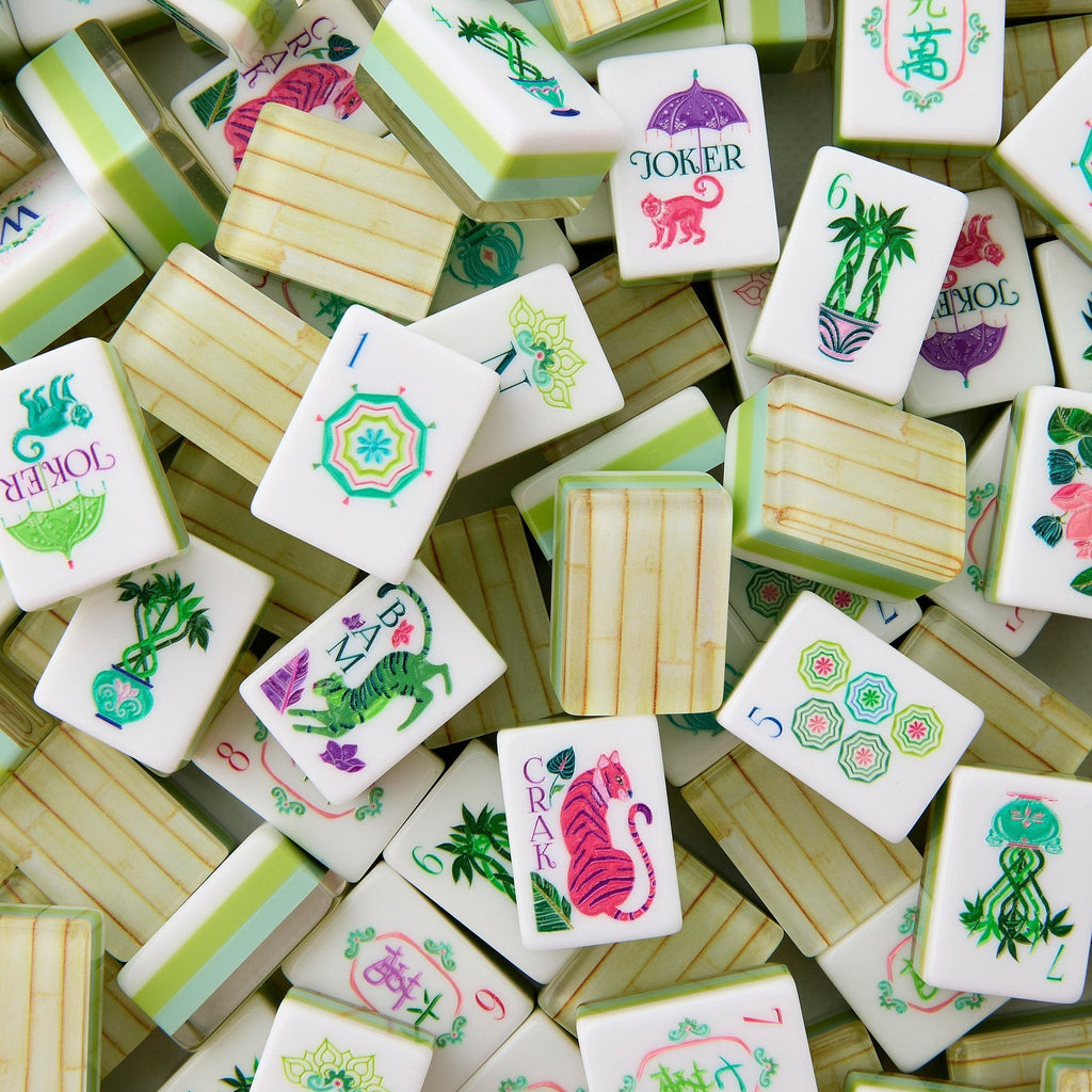 Ivory Bamboo | American Mahjong Tiles Set