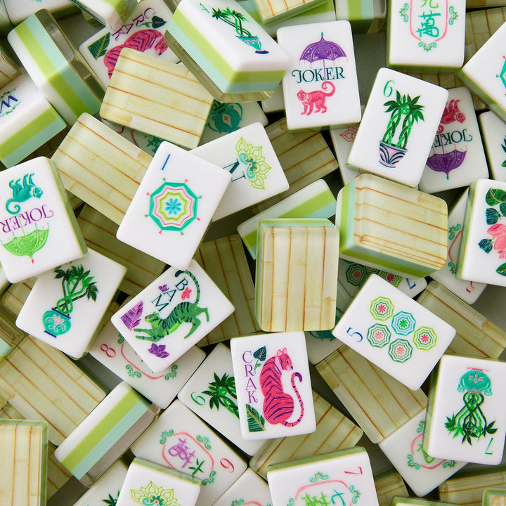 Ivory Bamboo | American Mahjong Tiles Set