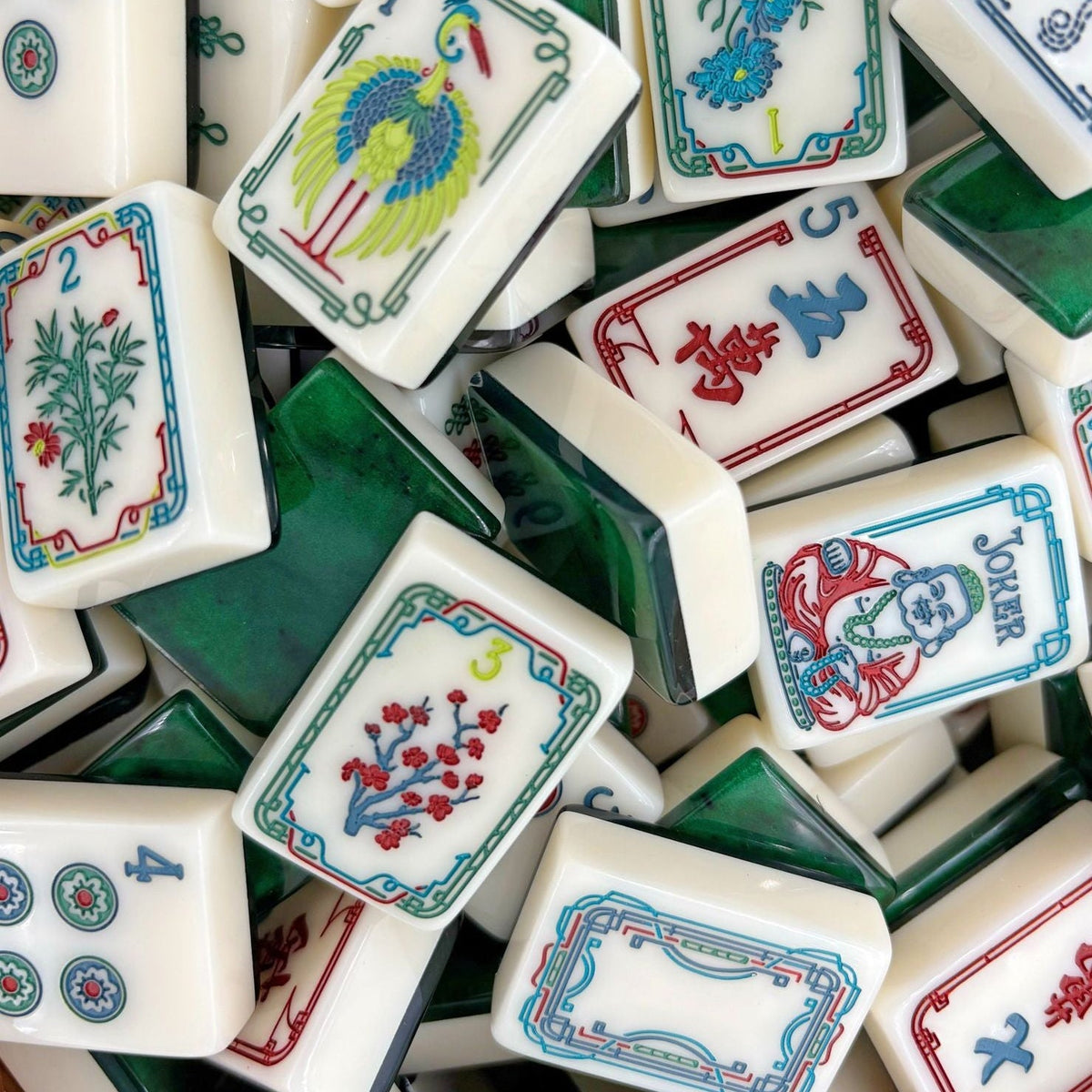 Jade Buddha | American Mahjong Tiles Set