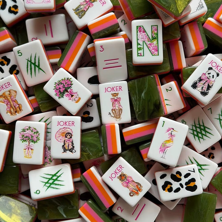Jungle Animal | American Mahjong Tiles Set