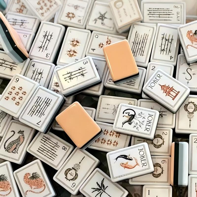 Lotus Lantern | American Mahjong Tiles Set