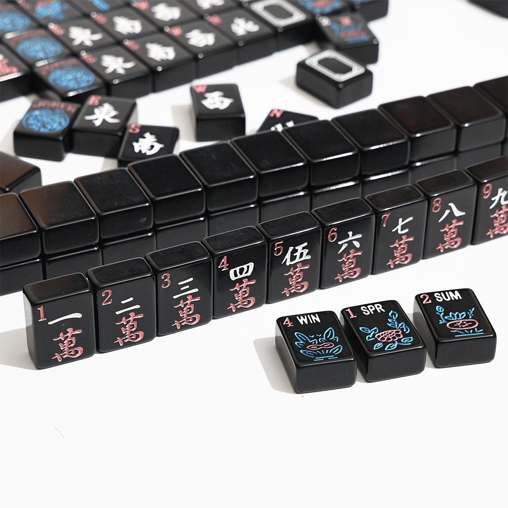 Midnight Noir | American Mahjong Tiles Set