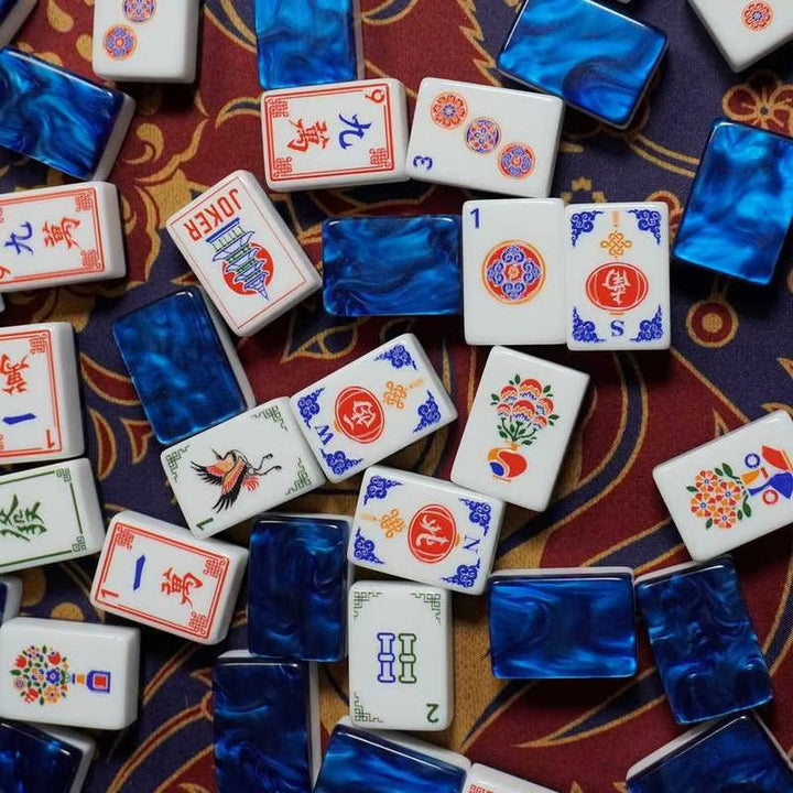 Pagoda Sapphire | American Mahjong Tiles Set