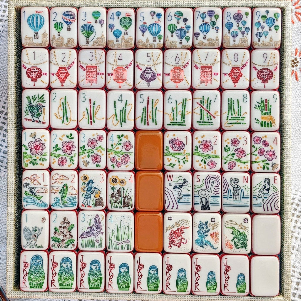 Rainbow Voyage | American Mahjong Tiles Set