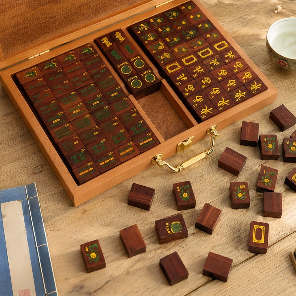 Solid Wood | American Mahjong Tiles Set