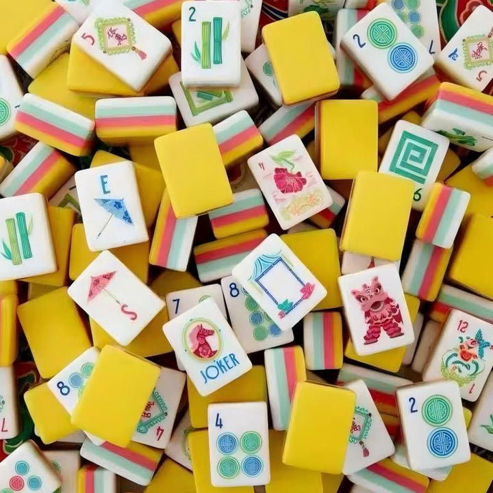 Sunny Lotus | American Mahjong Tiles Set