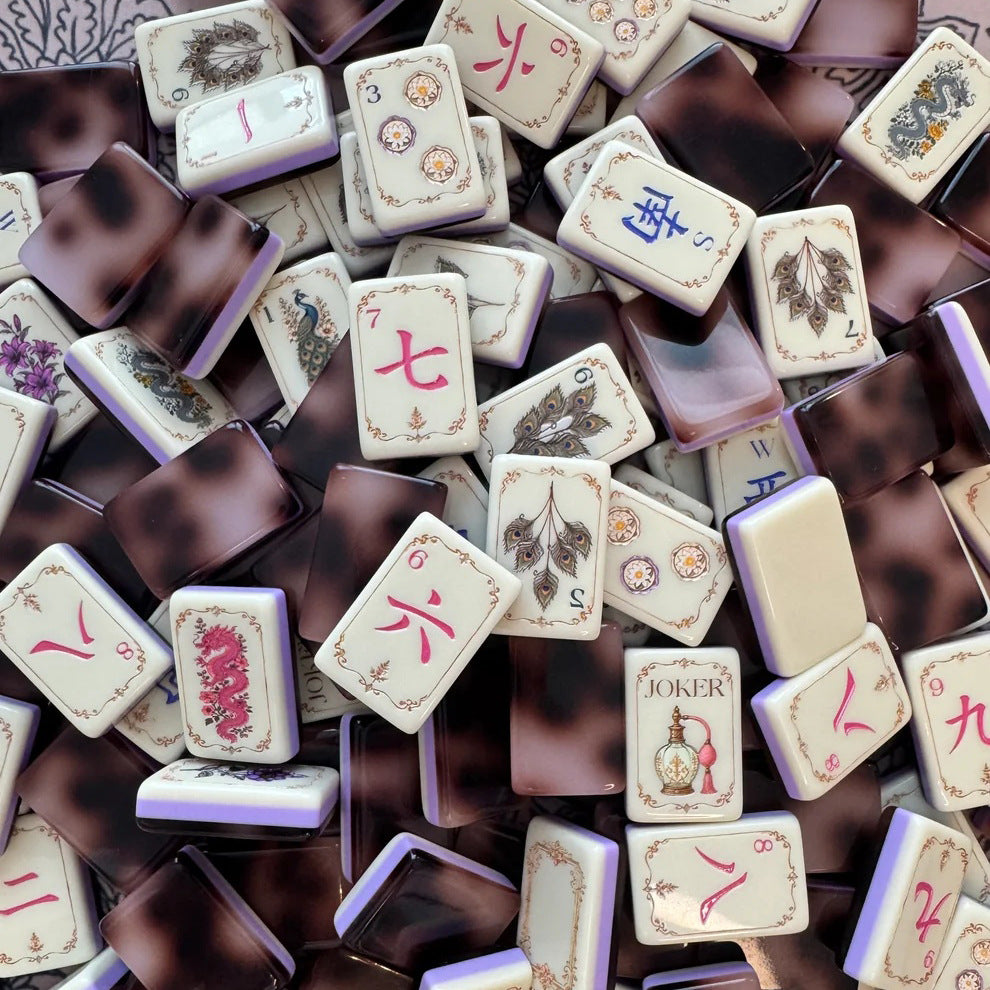 Tortoise Shell Classic | American Mahjong Tiles Set