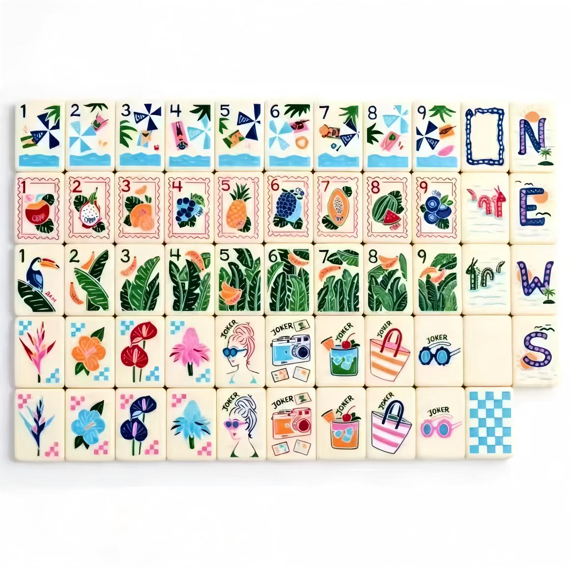 Tropic Getaway | American Mahjong Tiles Set