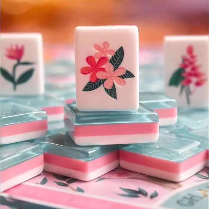 Tropical Floral | American Mahjong Tiles Set