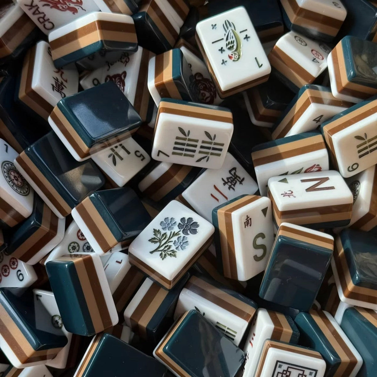 Woodland Stripes | American Mahjong Tiles Set